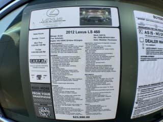 Lexus 2012 LS 460
